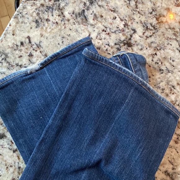 7 for all mankind low rise dark wash flare - Picture 6 of 7